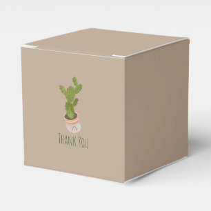 Cactus Plant Rainbow Basket Hand Drawn   Favour Box