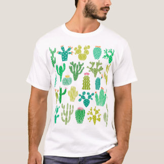 Cactus plant: vintage floral set. T-Shirt