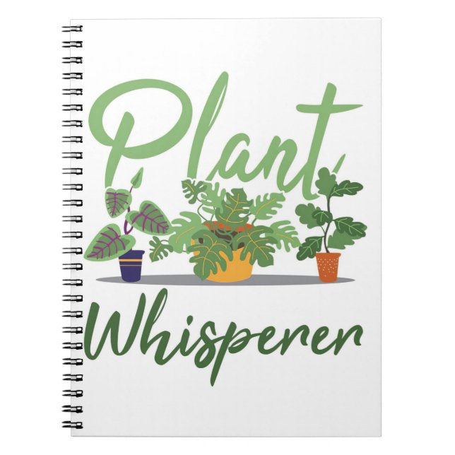 Cactus Plant Whisperer Notebook (Front)