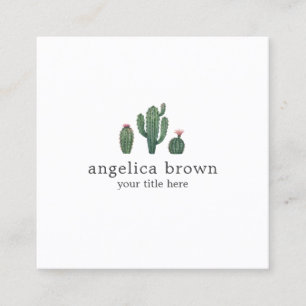 Cactus Plants Business Card