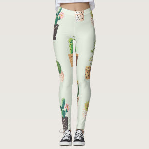 Cactus Plants Leggings