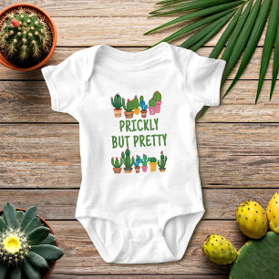 Cactus Plants Prickly but Pretty Baby Bodysuit