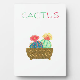 Cactus Plaque