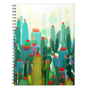 Cactus Print A Lot Of Cactus Notebook