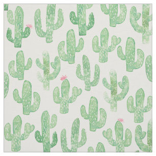 Cactus Print Fabric