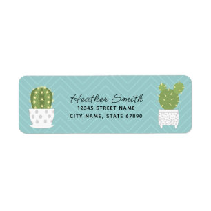 Cactus Return Address Labels