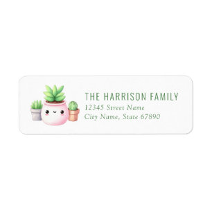 Cactus Return Address Labels