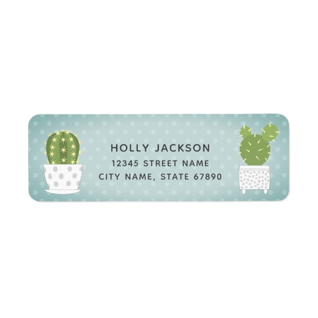 Cactus Return Address Labels (Front)