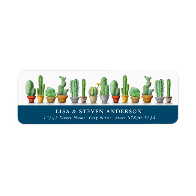 Cactus Return Address Labels (Front)