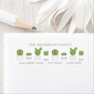 Cactus Return Address Labels