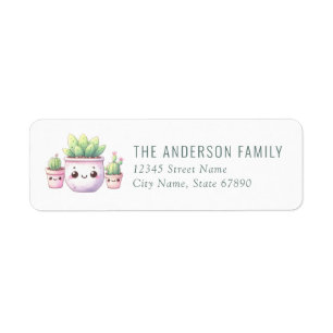 Cactus Return Address Labels