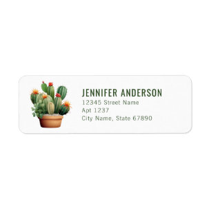 Cactus Return Address Labels
