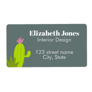 Cactus Shipping Labels
