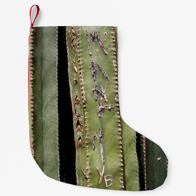 Cactus Small Christmas Stocking (Front)