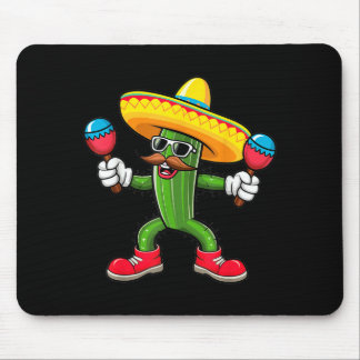 Cactus Sombrero Cinco De Mayo Mexican Cactus Party Mouse Mat