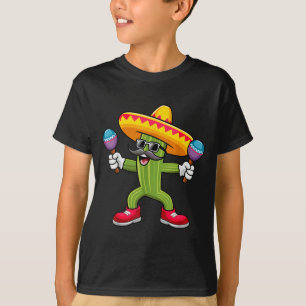 Cactus Sombrero Cinco De Mayo Mexican Cactus Party T-Shirt