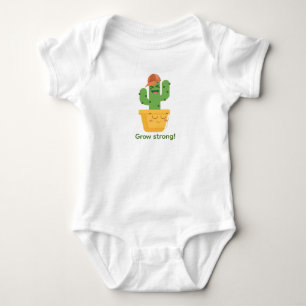 Cactus son and Mum plant Baby Bodysuit