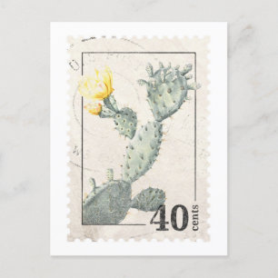 Cactus Stamp Postcard