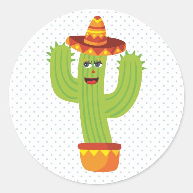 Cactus Sticker (Front)