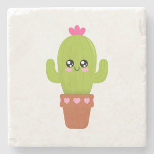 Cactus Stone Coaster