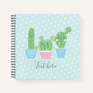cactus, succulent, cute art fiesta, mexican, notebook