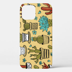 Cactus Succulent: Hand Drawn Sketch iPhone 12 Case