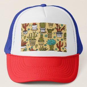 Cactus Succulent: Hand Drawn Sketch Trucker Hat