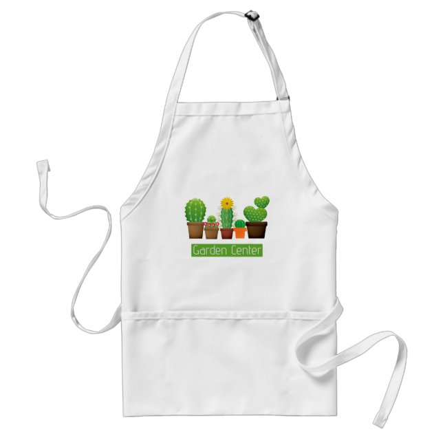Cactus Succulent Plants Personalised Apron (Front)
