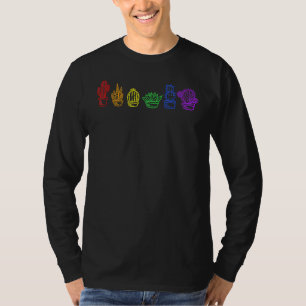 Cactus Succulent Pride Rainbow Plant Subtle Lgbt G T-Shirt
