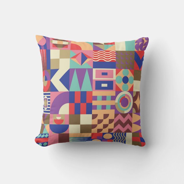 Cactus Succulent: Sketch Style Doodle Cushion (Front)