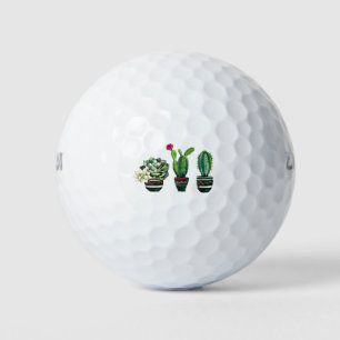 cactus, succulent, watercolor, fiesta, mexican, golf balls