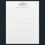 Cactus & Succulent Wedding Planning Pages<br><div class="desc">These pages feature succulent flowers and leaves. Use these pages on their own or in conjunction with the matching binder for your wedding planning notes and plans. The front side has ruled lines for your notes and the back has no lines to allow for doodling ideas and plans. These pages...</div>