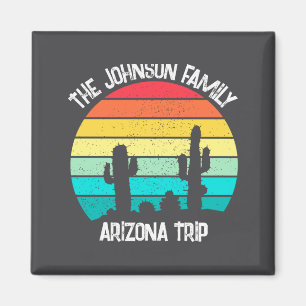 Cactus Sunset Arizona Desert Trip Womens  Magnet