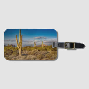 Cactus Sunset in Arizona Luggage Tag