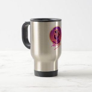 CACTUS SUNSET NEON TRAVEL MUG