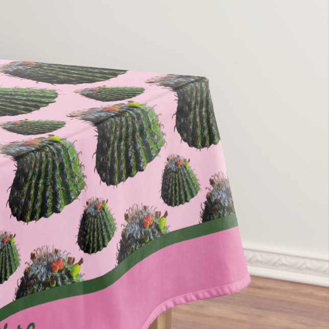 Cactus Tablecloth - Optional Personalisation (In Situ)