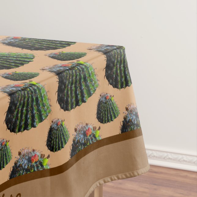 Cactus Tablecloth - Optional Personalisation (In Situ)