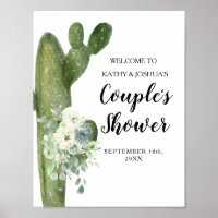 Cactus Taco 'bout Love Couple Shower Welcome