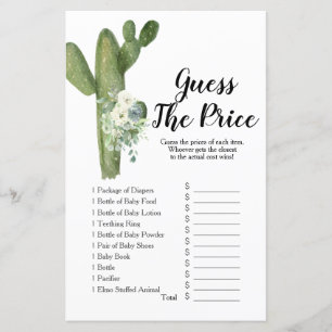 Cactus Taco bout Love Guess the price Game