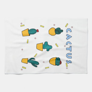 Cactus Tea Towel