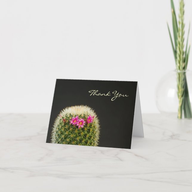 Cactus Thank You Card (Front)