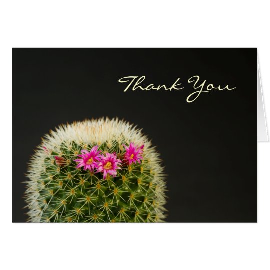 Cactus Thank You Card