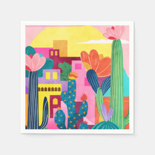 Cactus Town Napkin