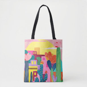 Cactus Town Tote Bag