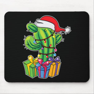 Cactus Tree With Presents - Mexican Christmas In J Mouse Mat