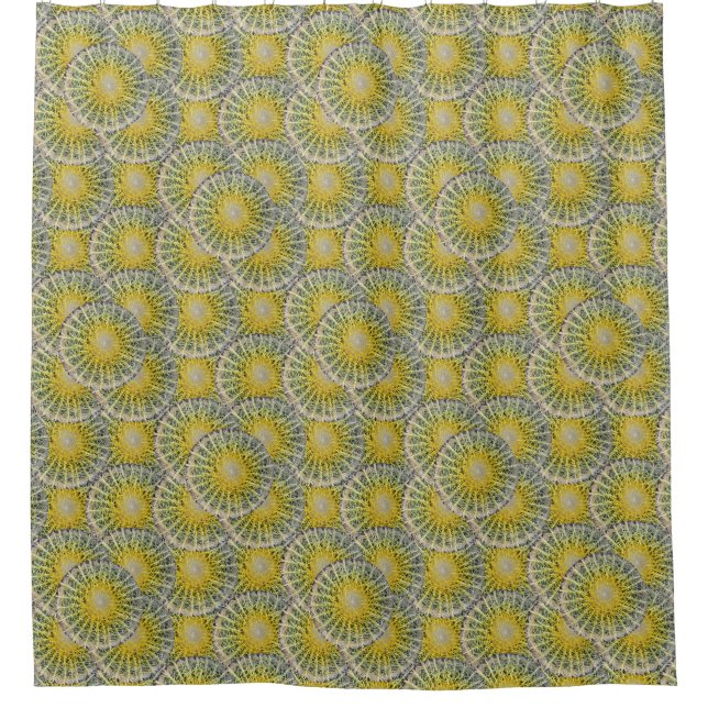 Cactus Tropical Botanical Plant Photo Shower Curtain (Front)