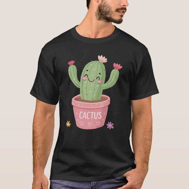 Cactus – Unique Desert-Inspired T-Shirt Design (Front)