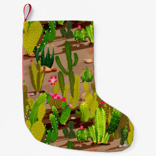 Cactus Variety 3 Small Christmas Stocking
