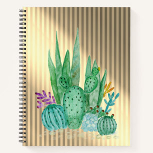 Cactus, watercolor notebook