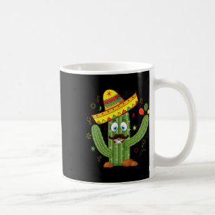 Cactus Wearing Sombrero Mexican Fiesta Cinco De Ma Coffee Mug